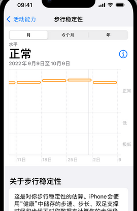 金沙iPhone手机维修如何在iPhone开启'步行稳定性通知'